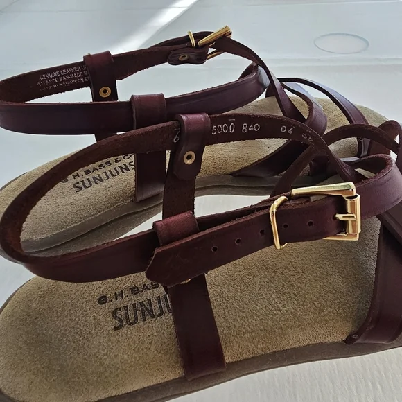 G.H. Bass & Co. Sunjuns Women's Brown Sandals - Picture 3 of 8